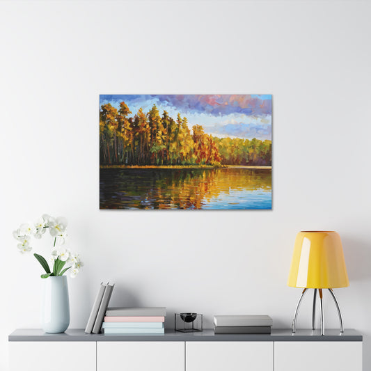 Tranquil Haven: Classic Oil Painting Wall Décor