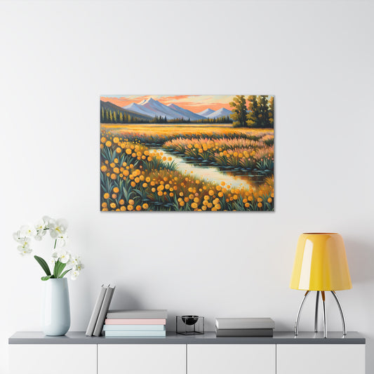 Willow Breeze: Classic Oil Painting Wall Décor