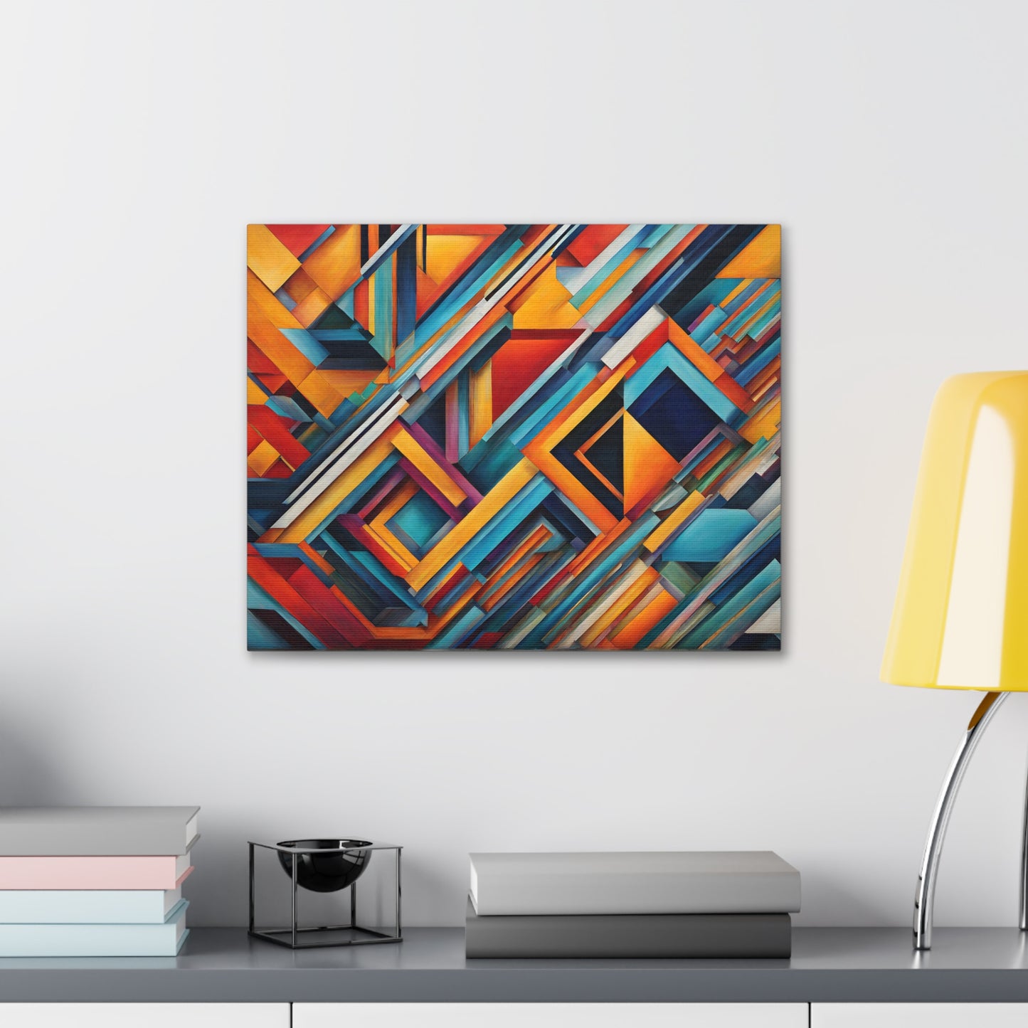 Chromatic Mist: Abstract Wall Décor