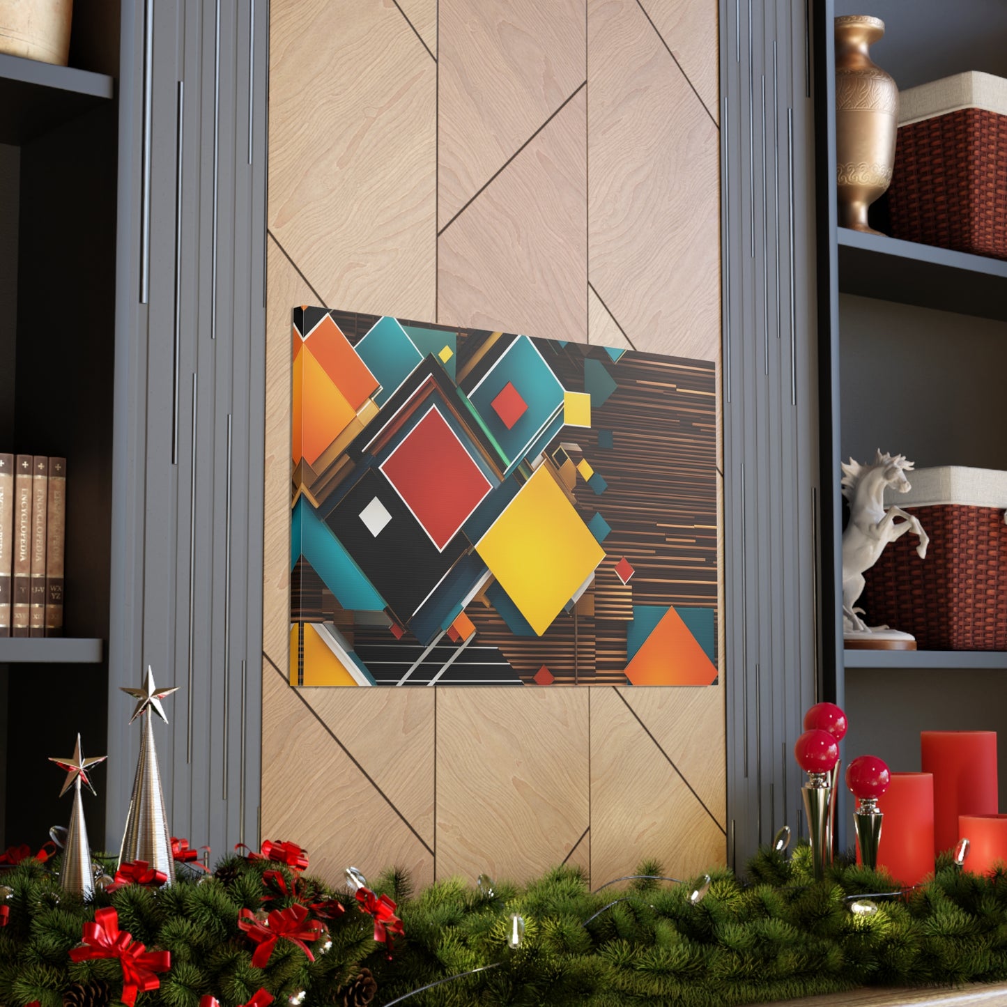 Prismatic Passages: Abstract Wall Décor