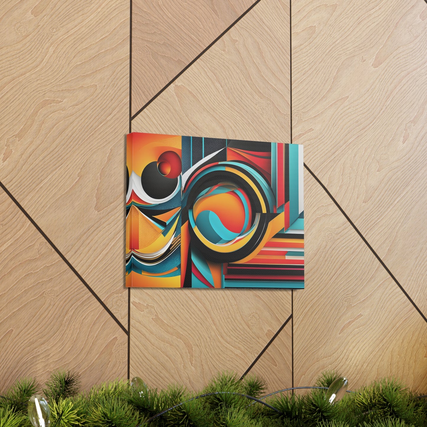 Chromatic Echo: Abstract Wall Décor