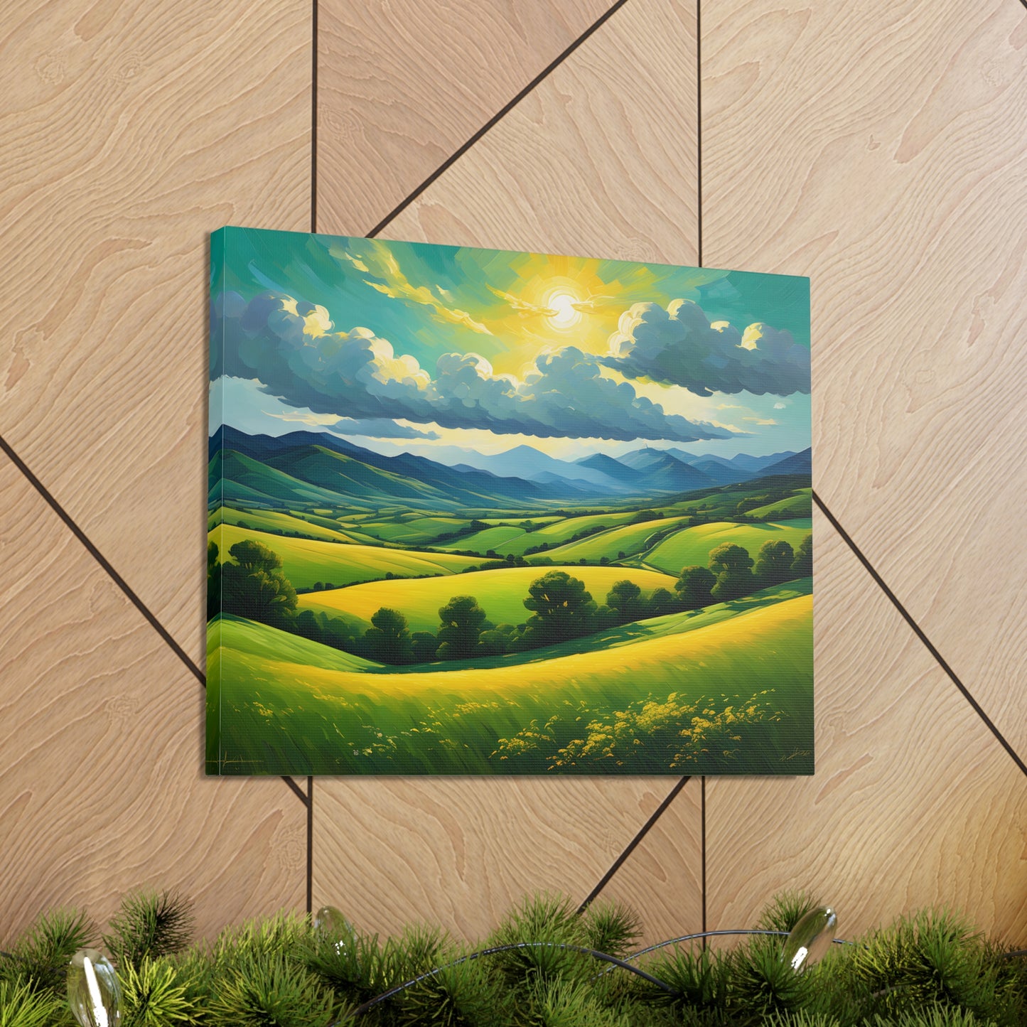 Eternal Fields: Nature's Grandeur Wall Décor