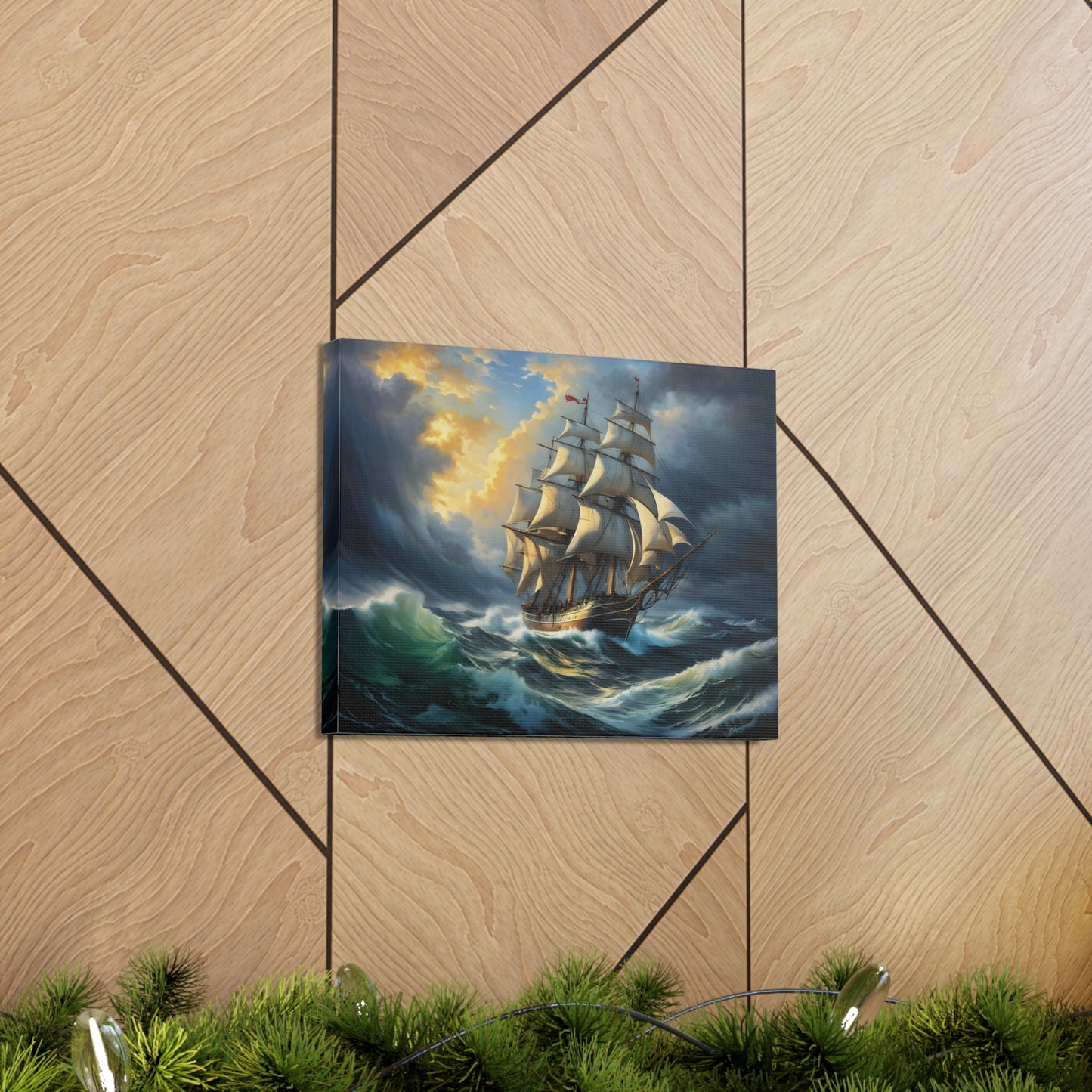 Seafarer's Solitude: Nautical Wall Décor