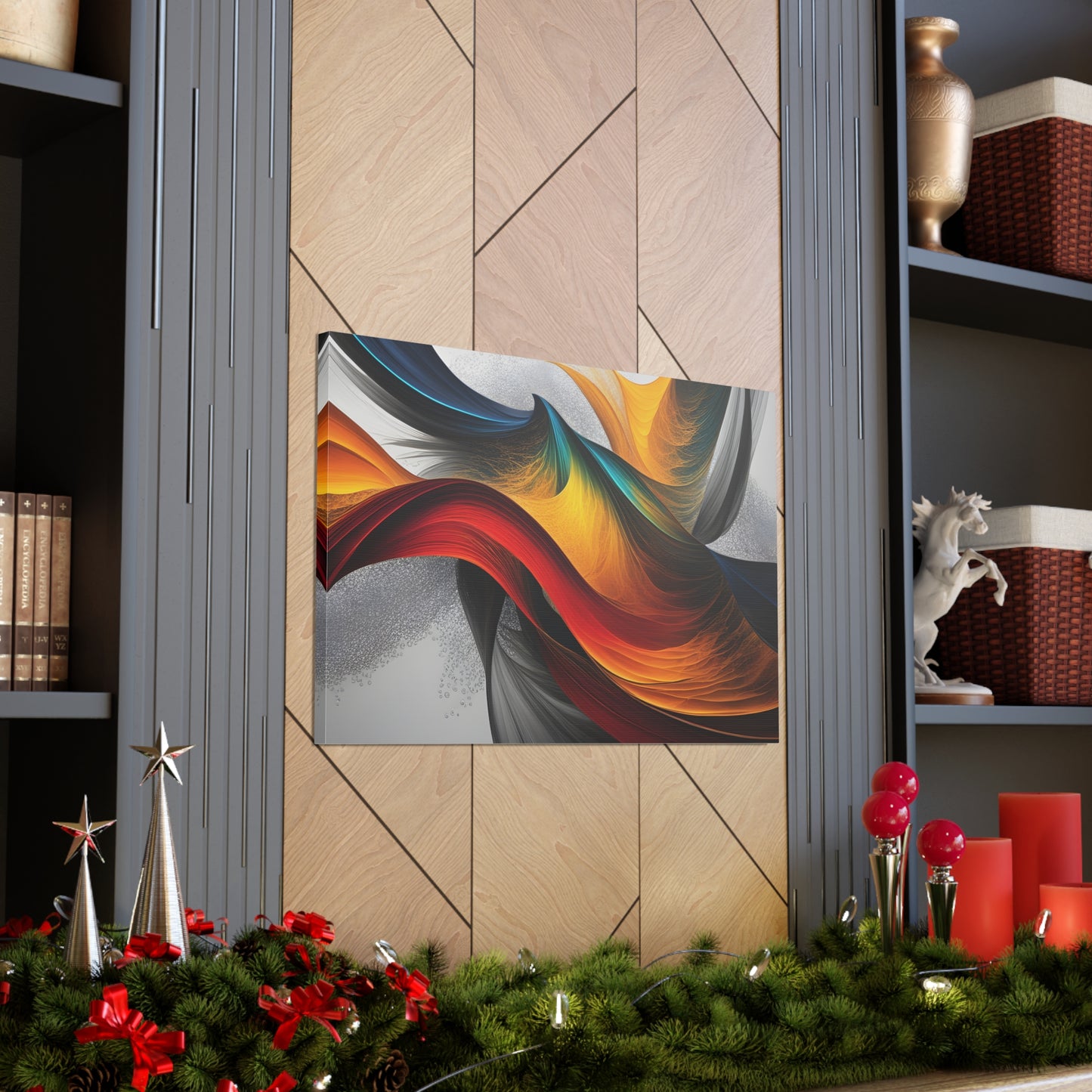 Twilight Serenade: Abstract Wall Décor