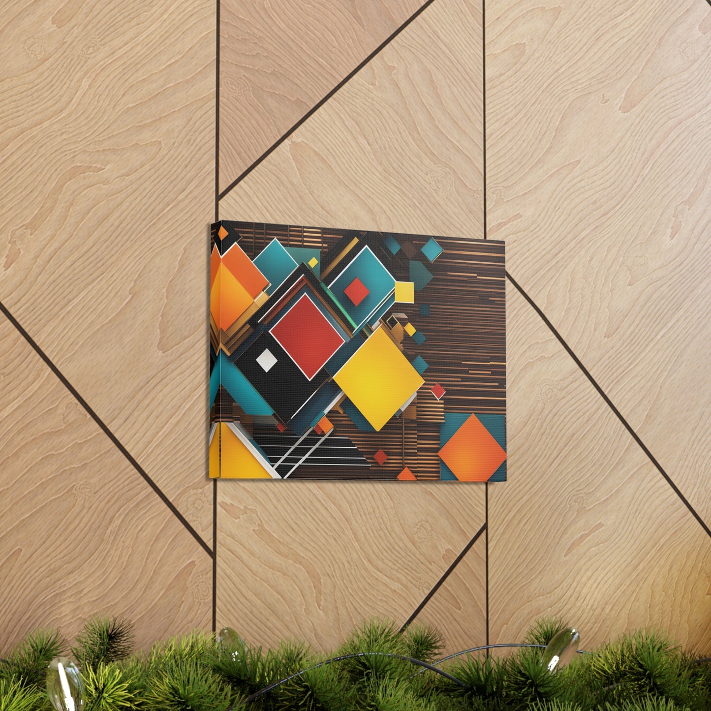 Prismatic Passages: Abstract Wall Décor