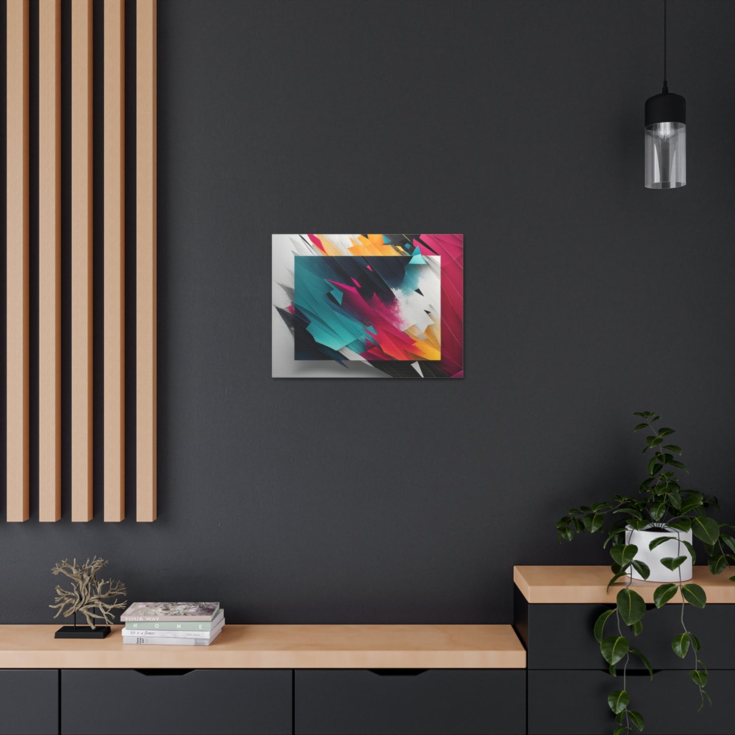 Illusory Dimensions: Abstract Wall Décor