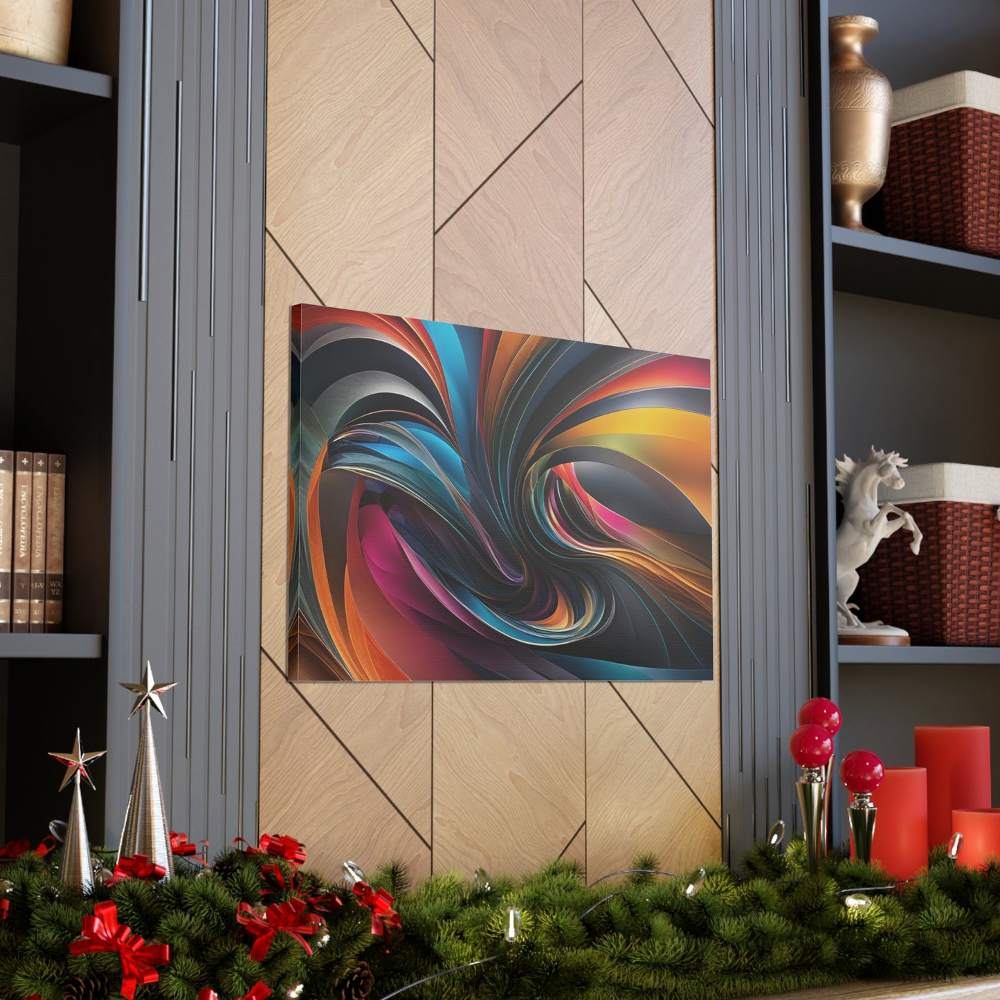 Temporal Waves: Abstract Wall Décor