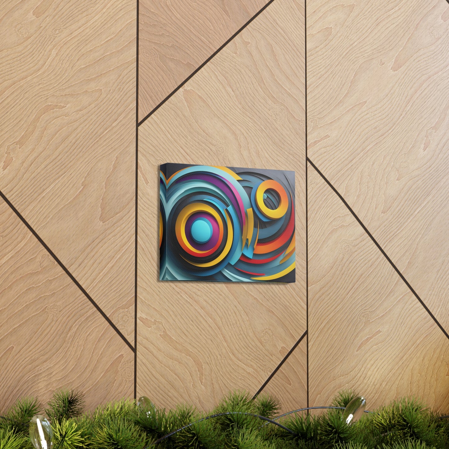 Aurora Canvas: Abstract Wall Décor