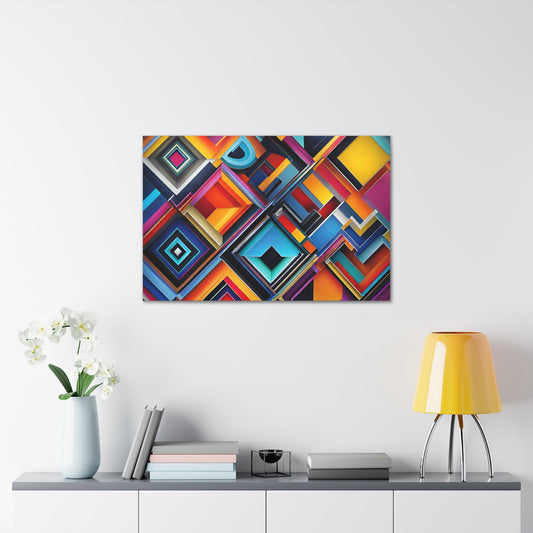 Starlit Echoes: Abstract Wall Décor