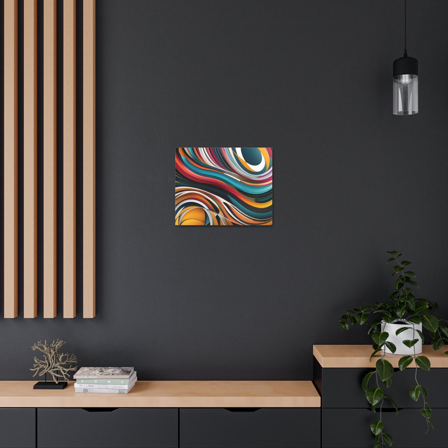 Mystic Streams: Abstract Wall Décor