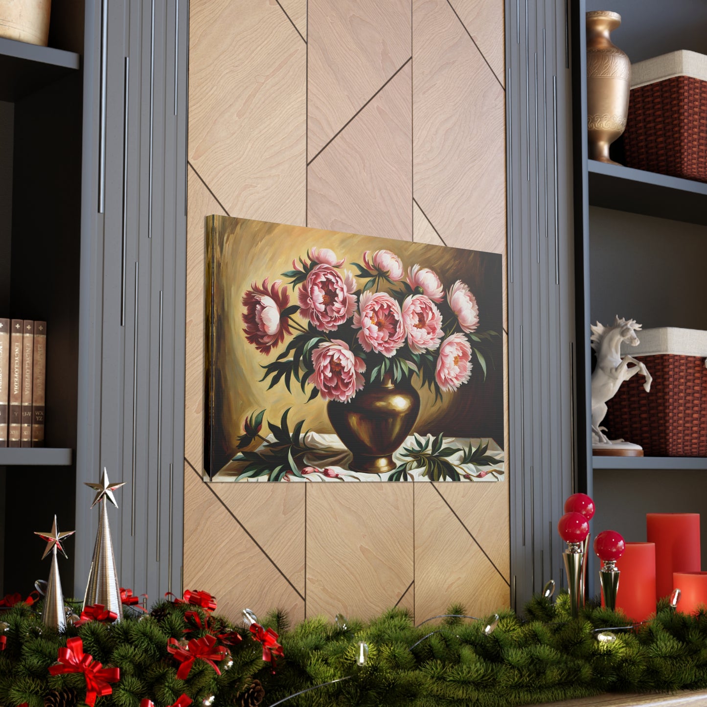 Floral Bloom: Classic Oil Painting Wall Décor