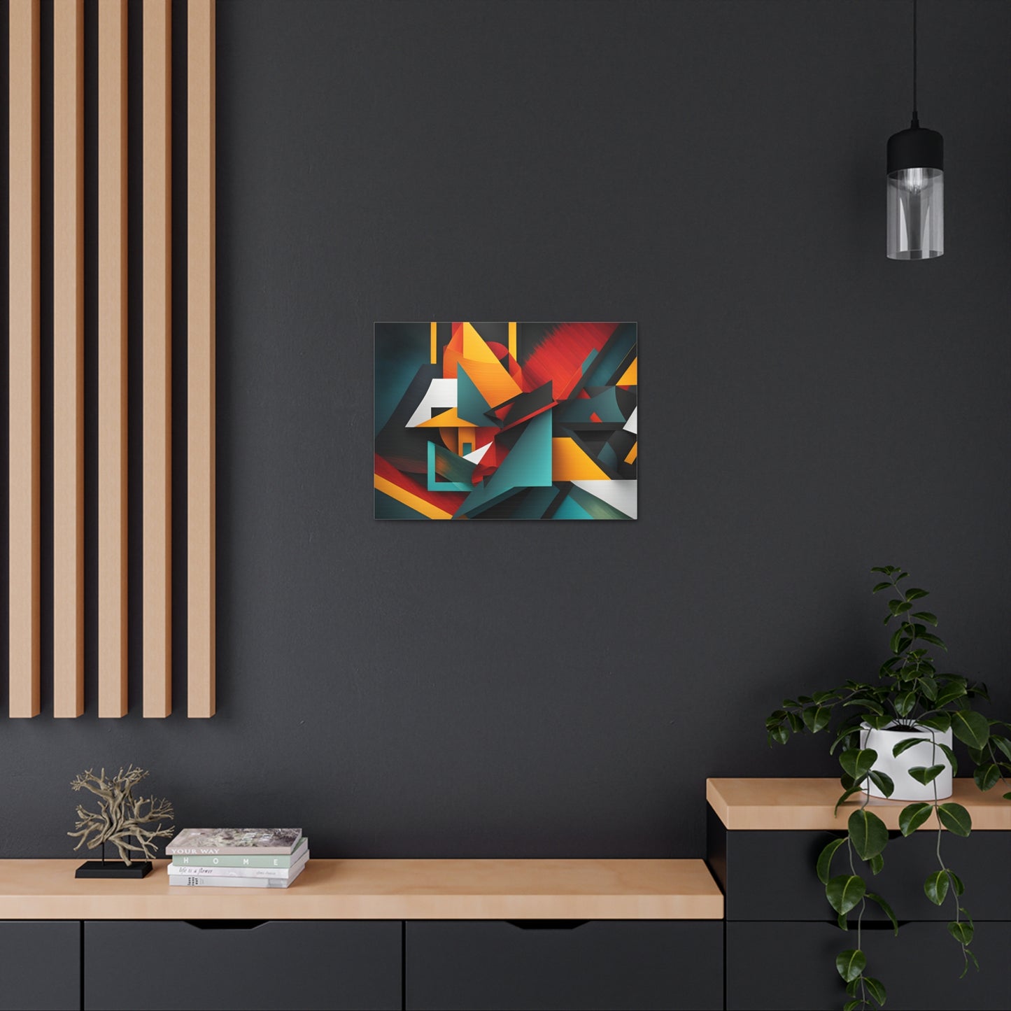 Luminescent Maze: Abstract Wall Décor