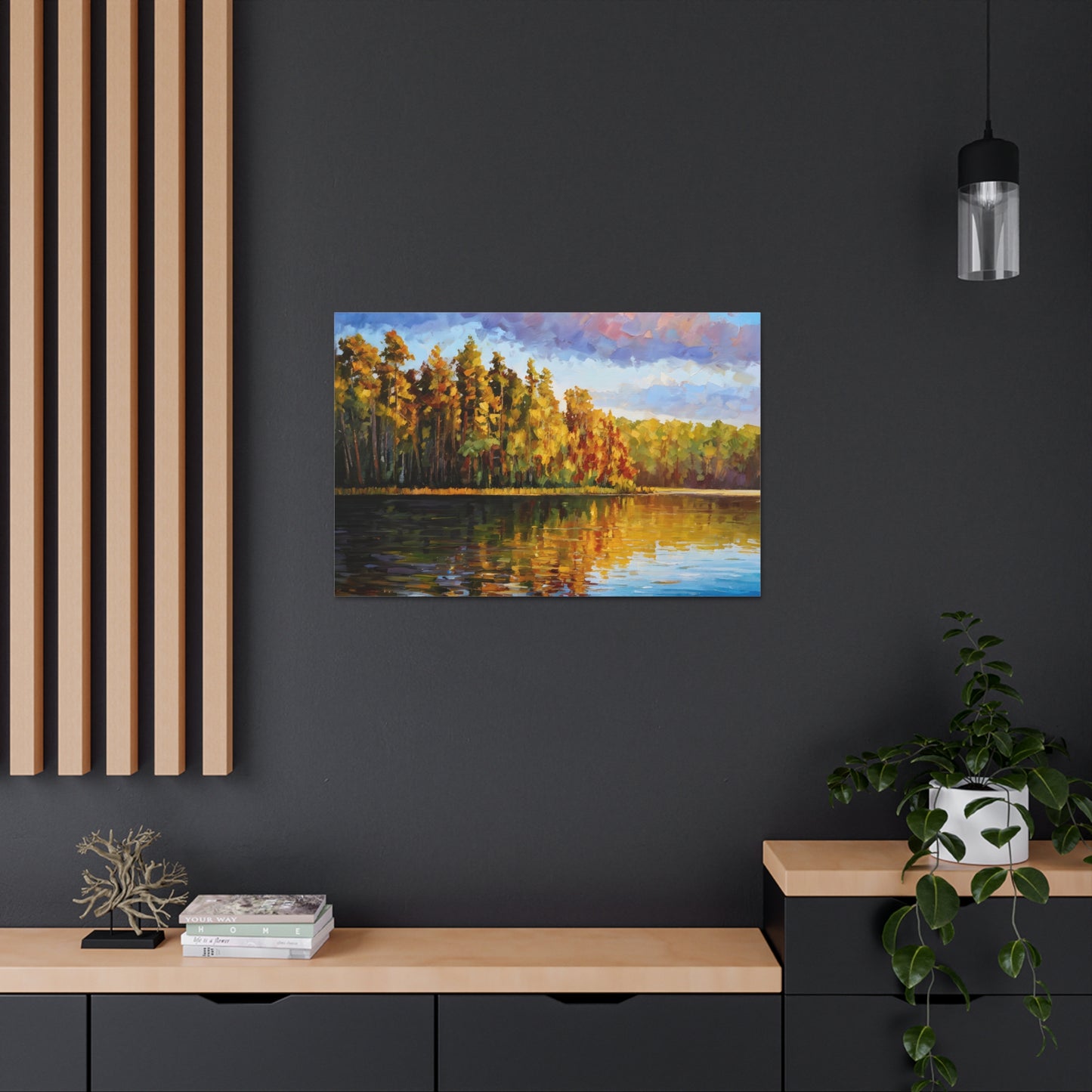 Tranquil Haven: Classic Oil Painting Wall Décor