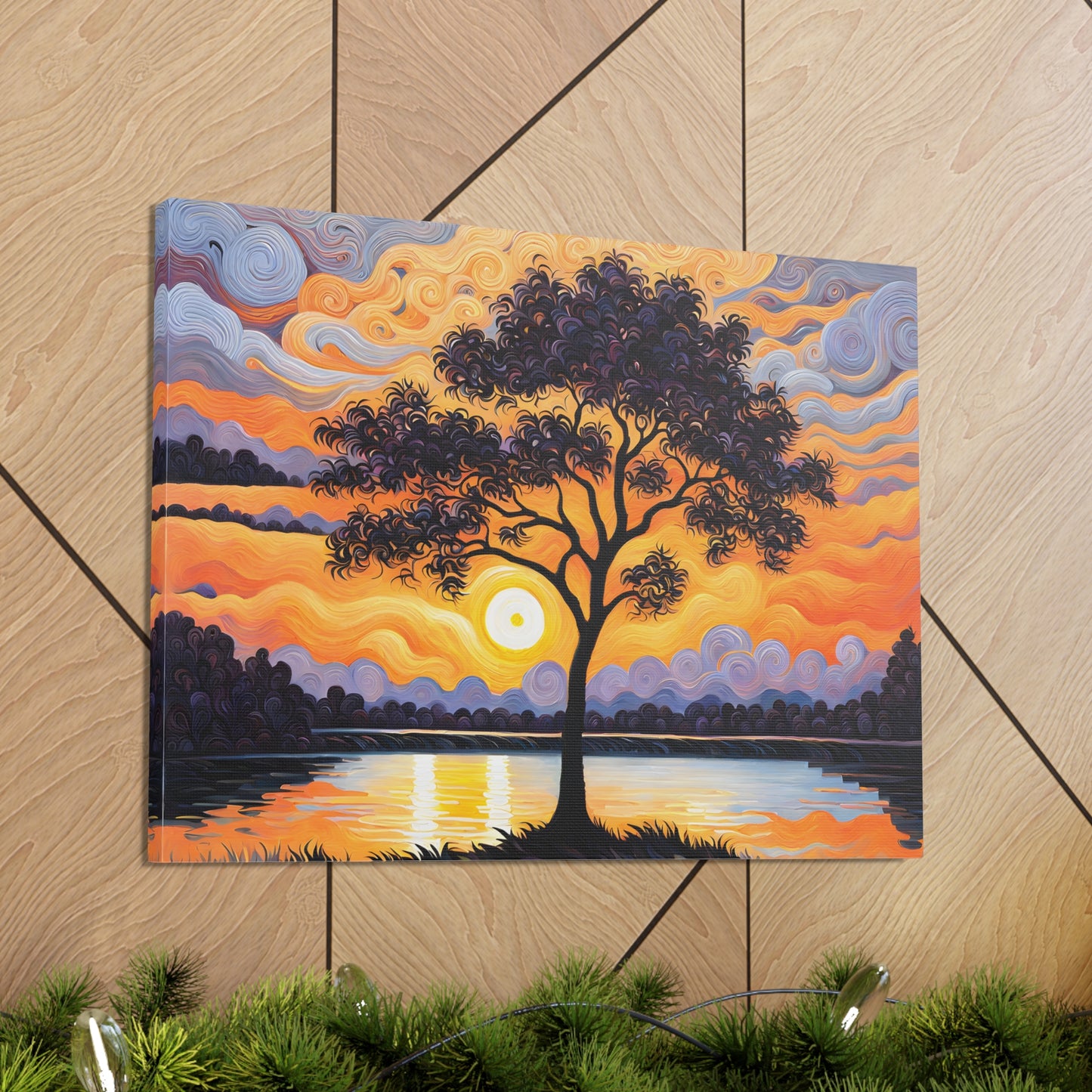 Soft Sky: Classic Oil Painting Wall Décor