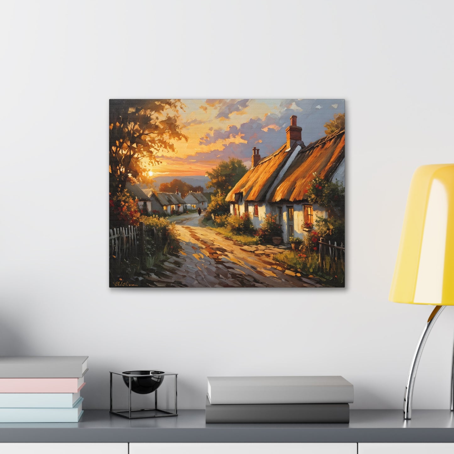 Morning Mist: Classic Oil Painting Wall Décor