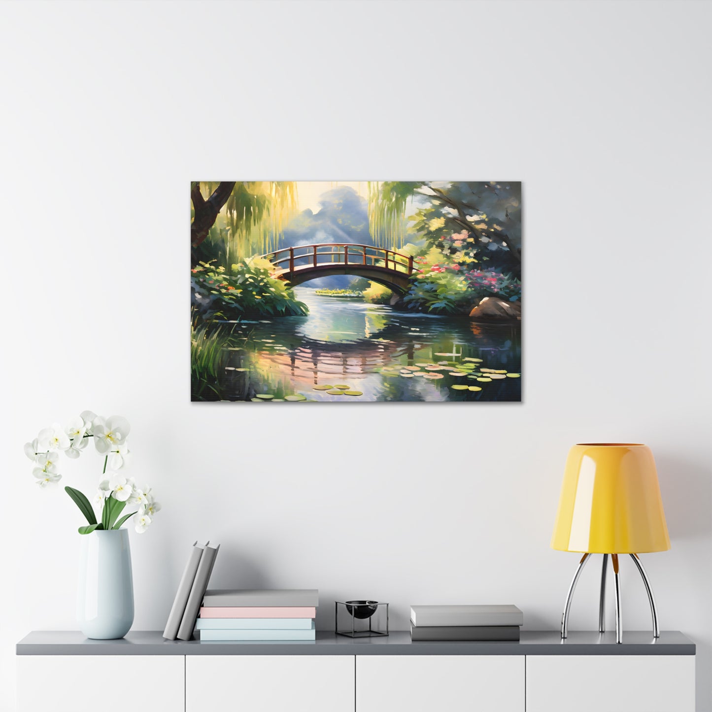 Bridge of Dreams: Classic Oil Painting Wall Décor