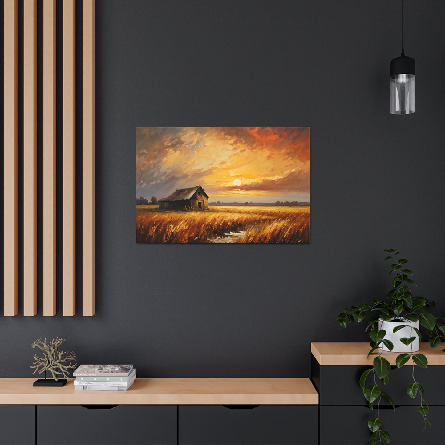 Tranquil Path: Classic Oil Painting Wall Décor