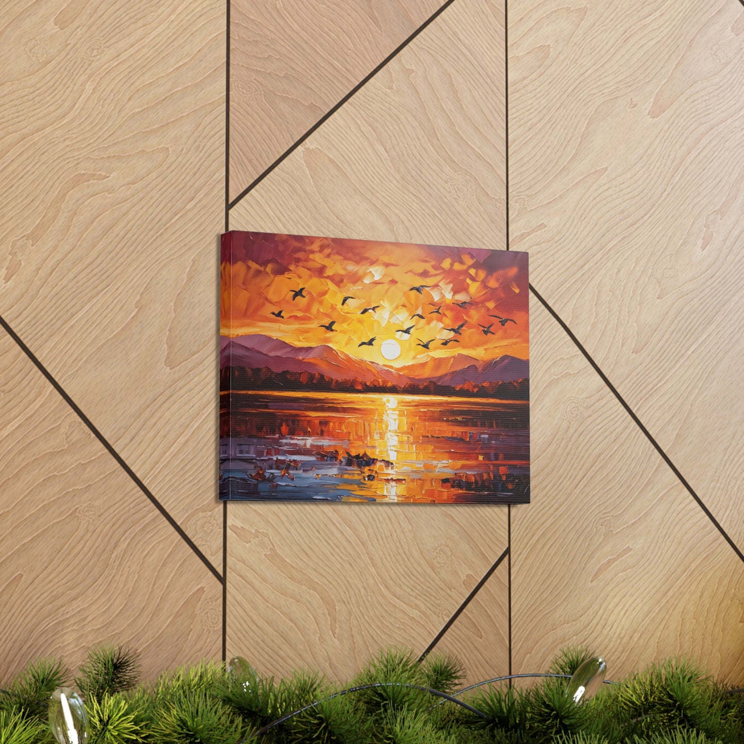 Golden Hour: Classic Oil Painting Wall Décor