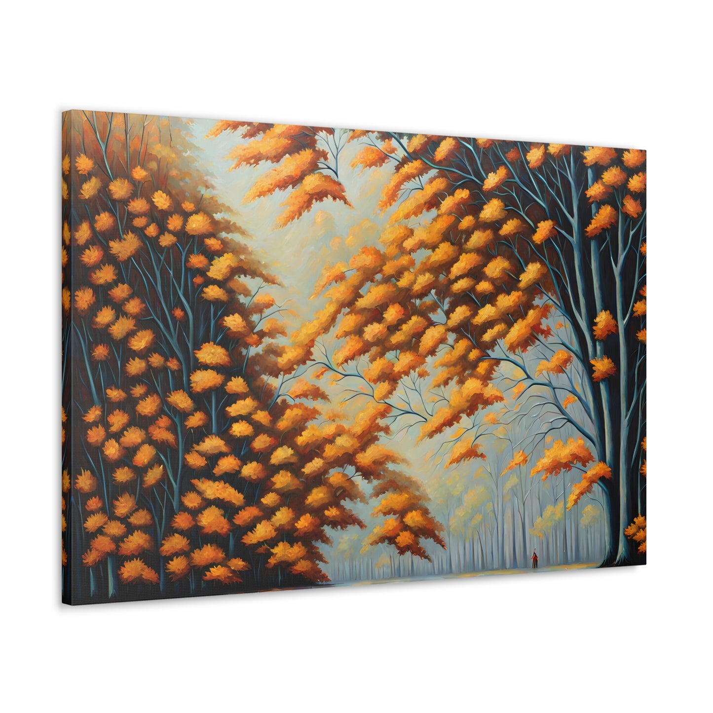 Autumn Fields: Classic Oil Painting Wall Décor