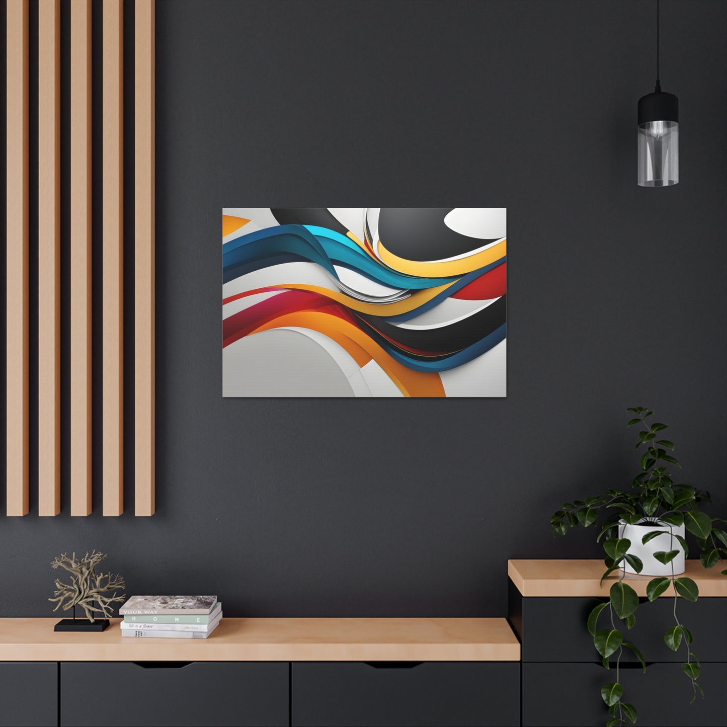 Ethereal Wave: Abstract Wall Décor