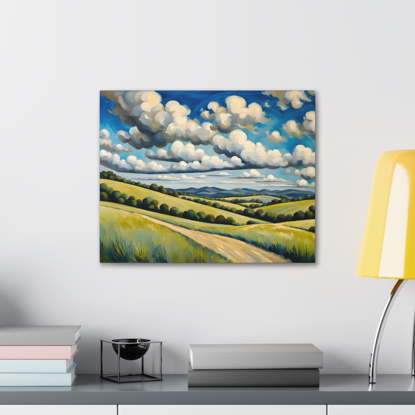 Meadow Bloom: Classic Oil Painting Wall Décor