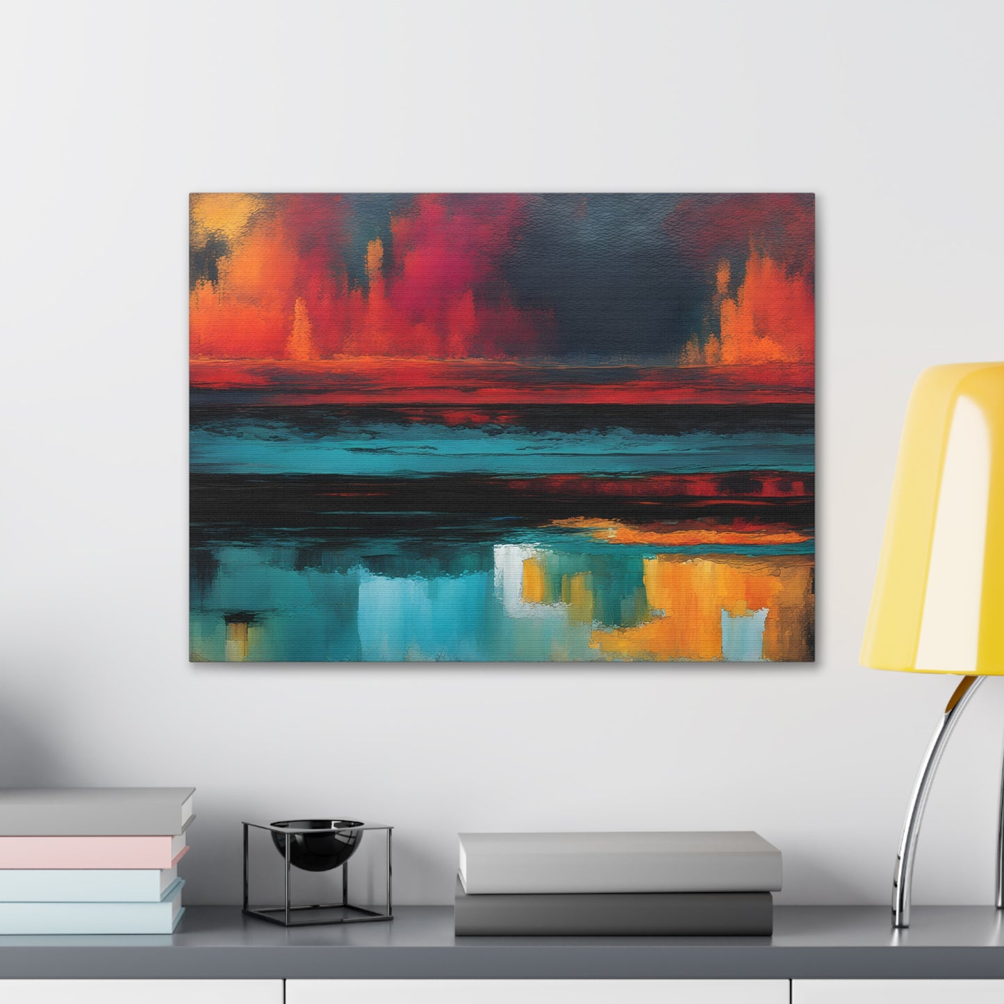 Strokes of the Sky: Abstract Wall Décor