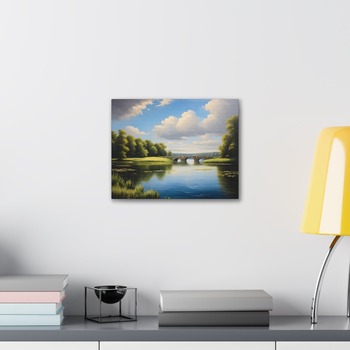 Gentle Horizon: Classic Oil Painting Wall Décor