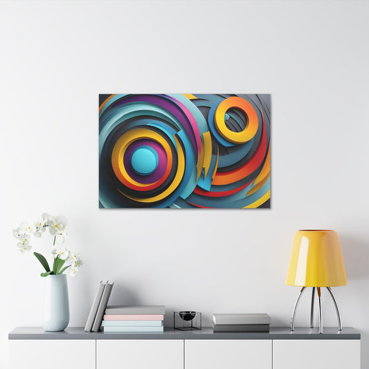 Aurora Canvas: Abstract Wall Décor