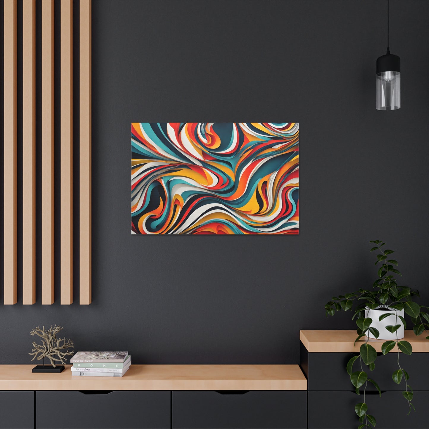 Phantasmal Flow: Abstract Wall Décor