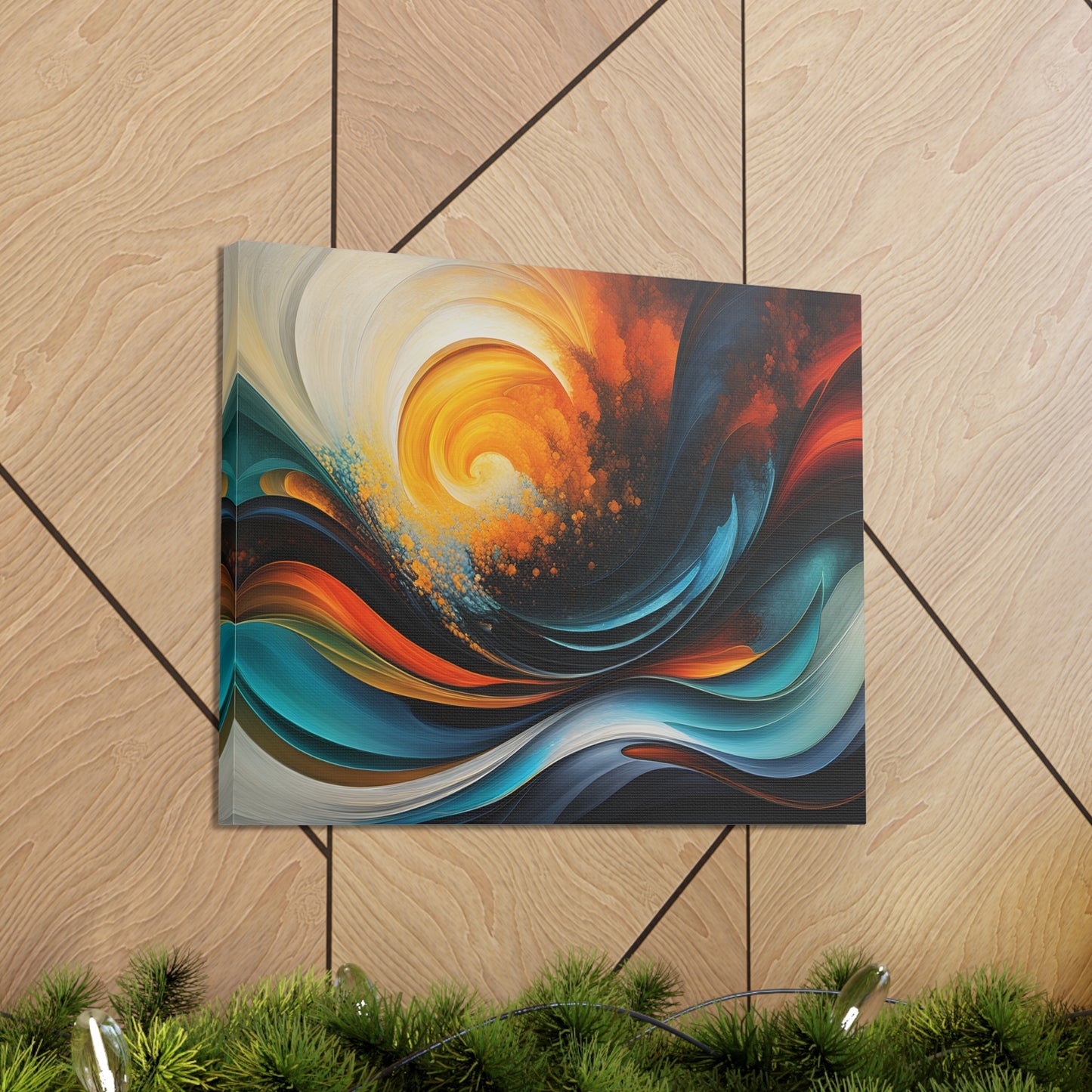 Starlit Spectrum: Abstract Wall Décor