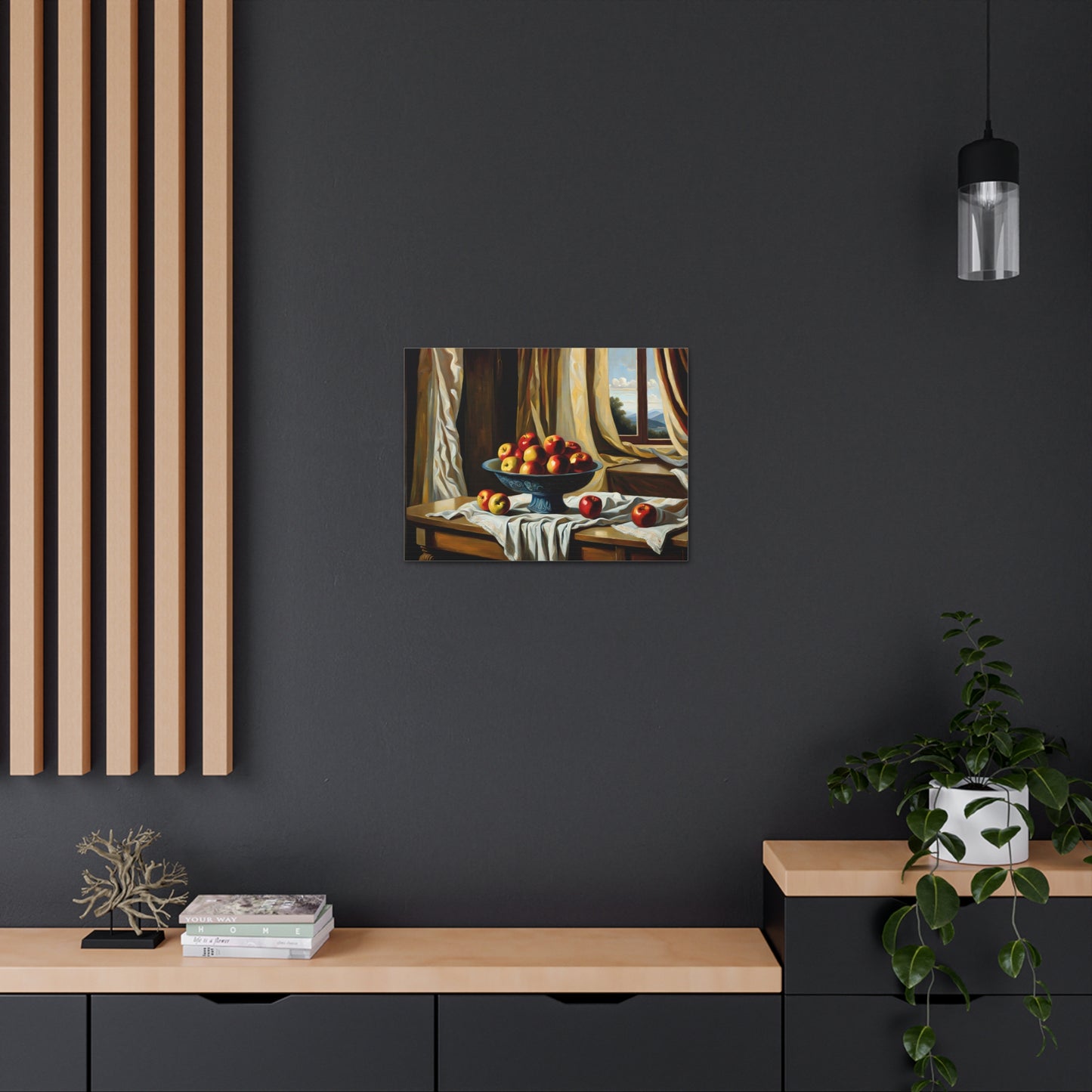 Forbidden Bowl: Classic Oil Painting Wall Décor