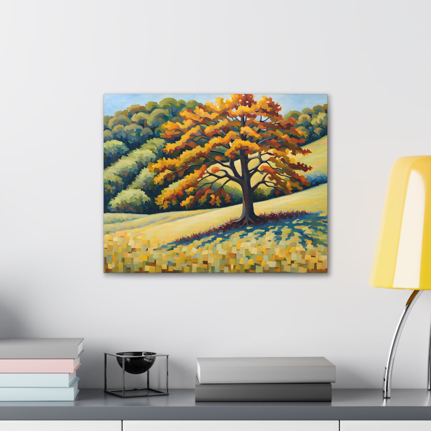 Gentle Solitary: Classic Oil Painting Wall Décor