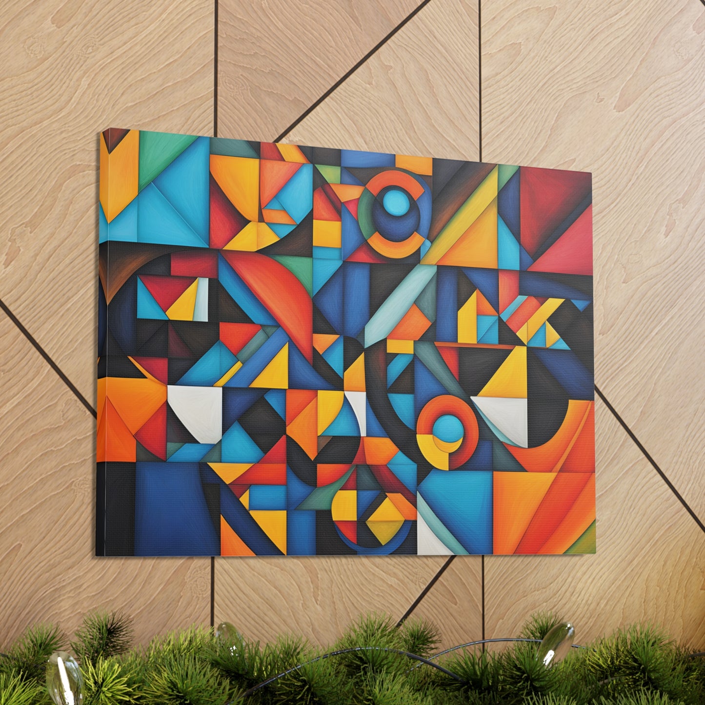 Iridescent Maze: Abstract Wall Décor