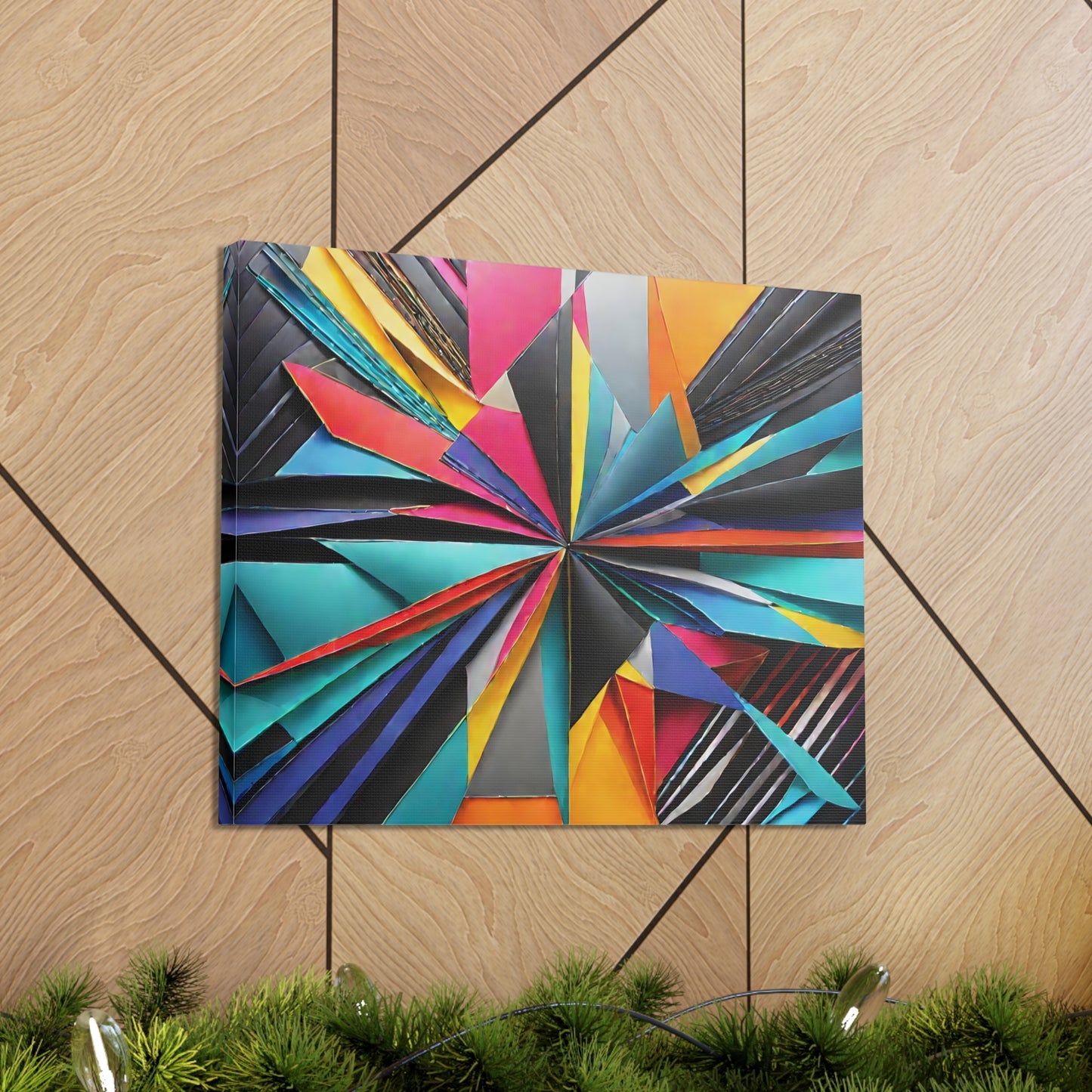 Prismatic Harmony: Abstract Wall Décor