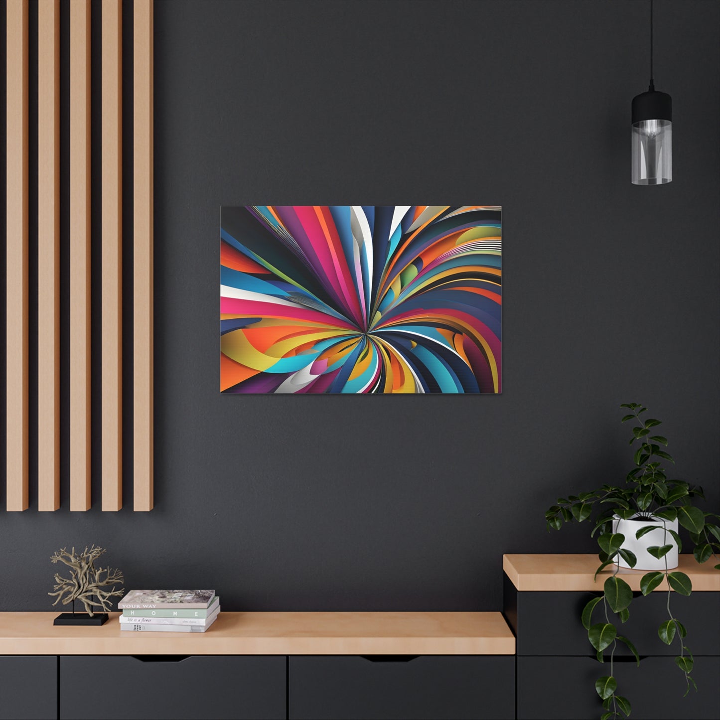 Illusory Whirl: Abstract Wall Décor