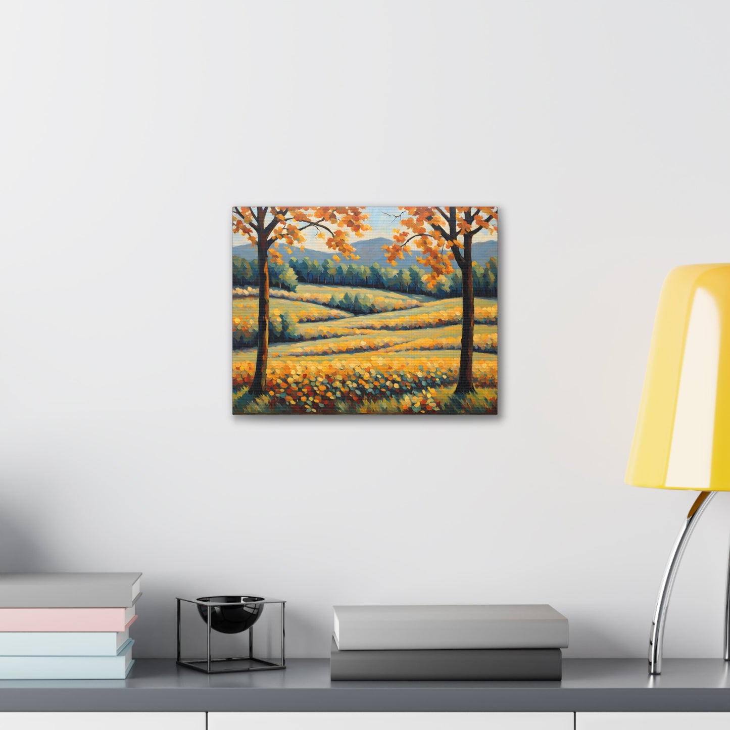 Whispering Valley: Classic Oil Painting Wall Décor