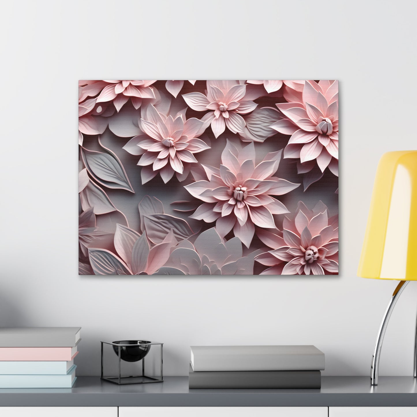 Pastel Petal Dance: Floral Wall Décor