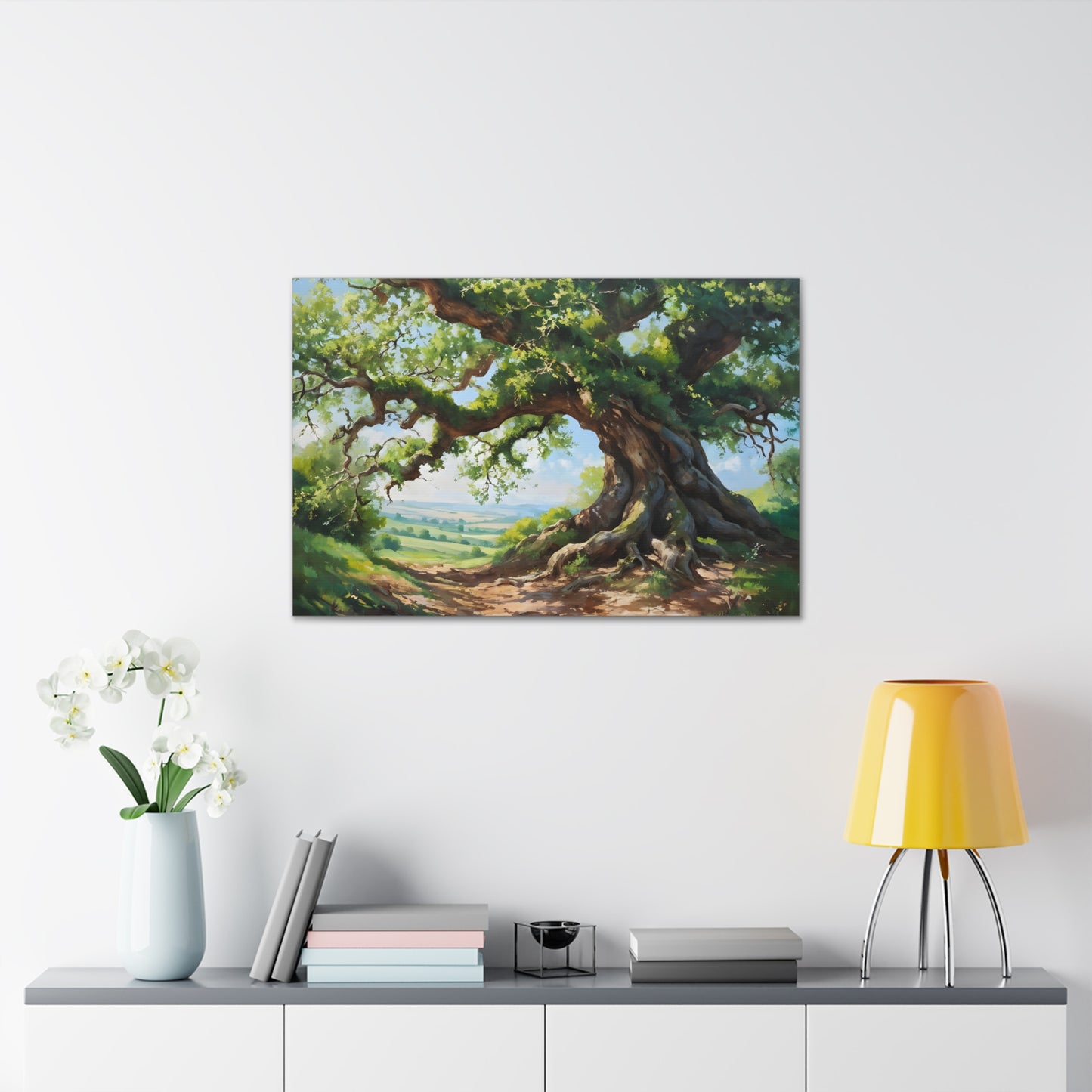 Enchanted Grove: Classic Oil Painting Wall Décor