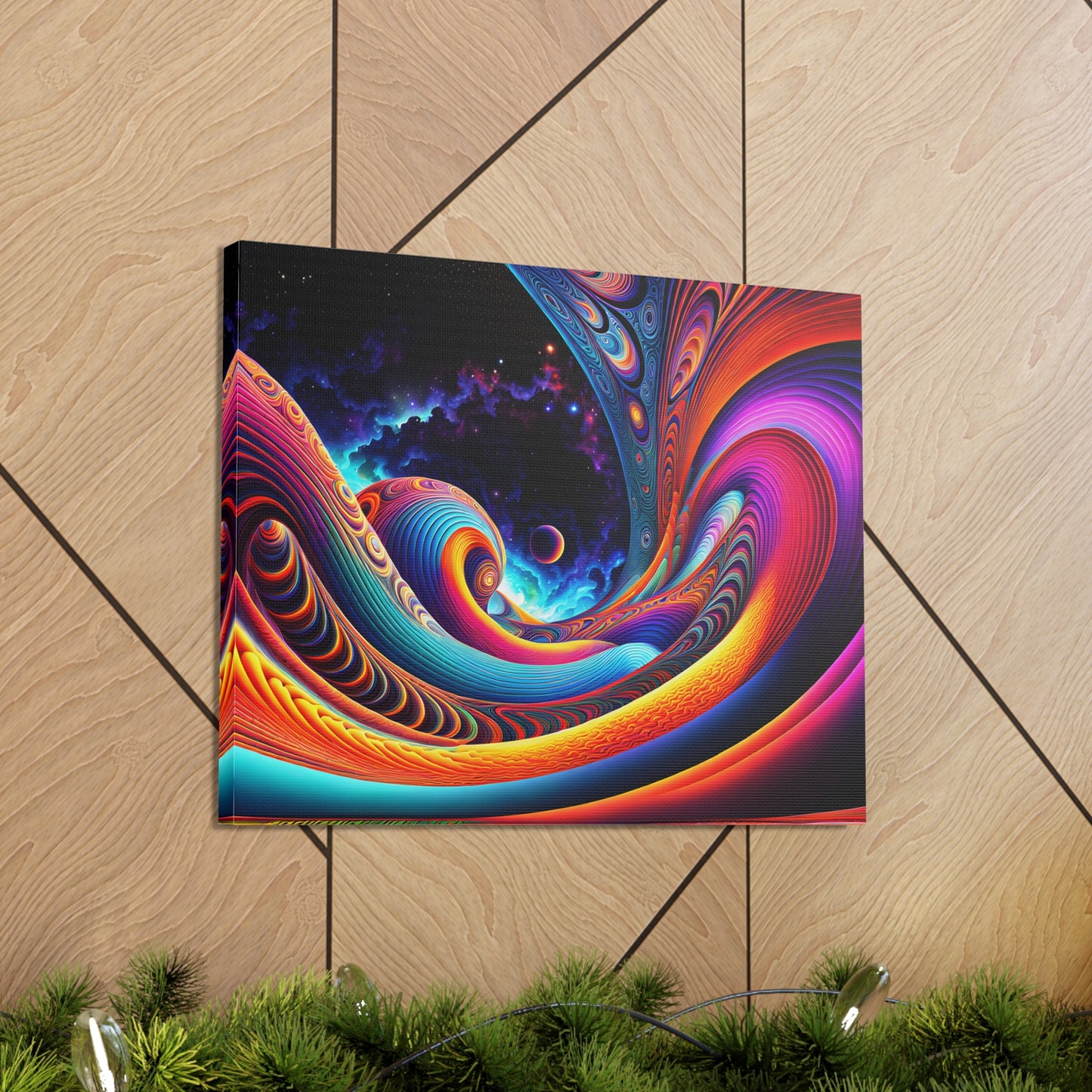 Galactic Groove: Psychedelic Wall Décor