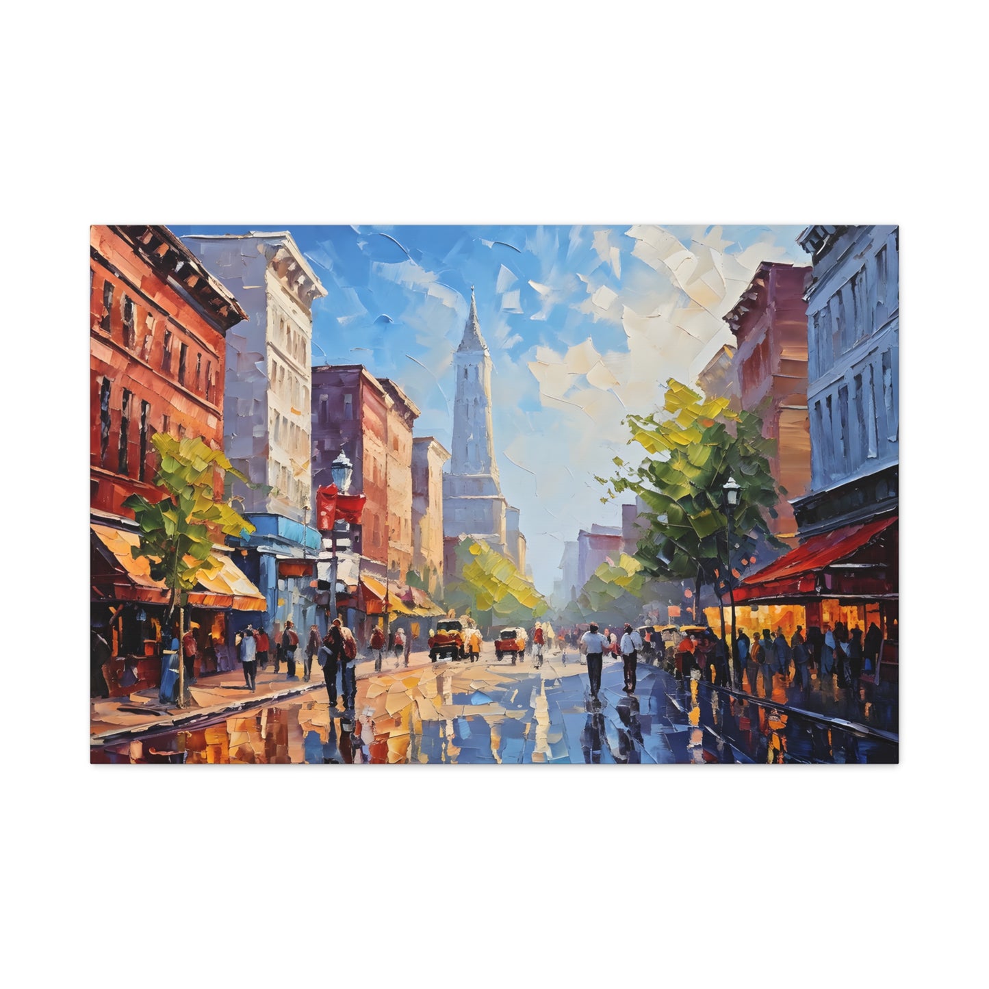 Vibrant Energy: Classic Oil Painting Wall Décor