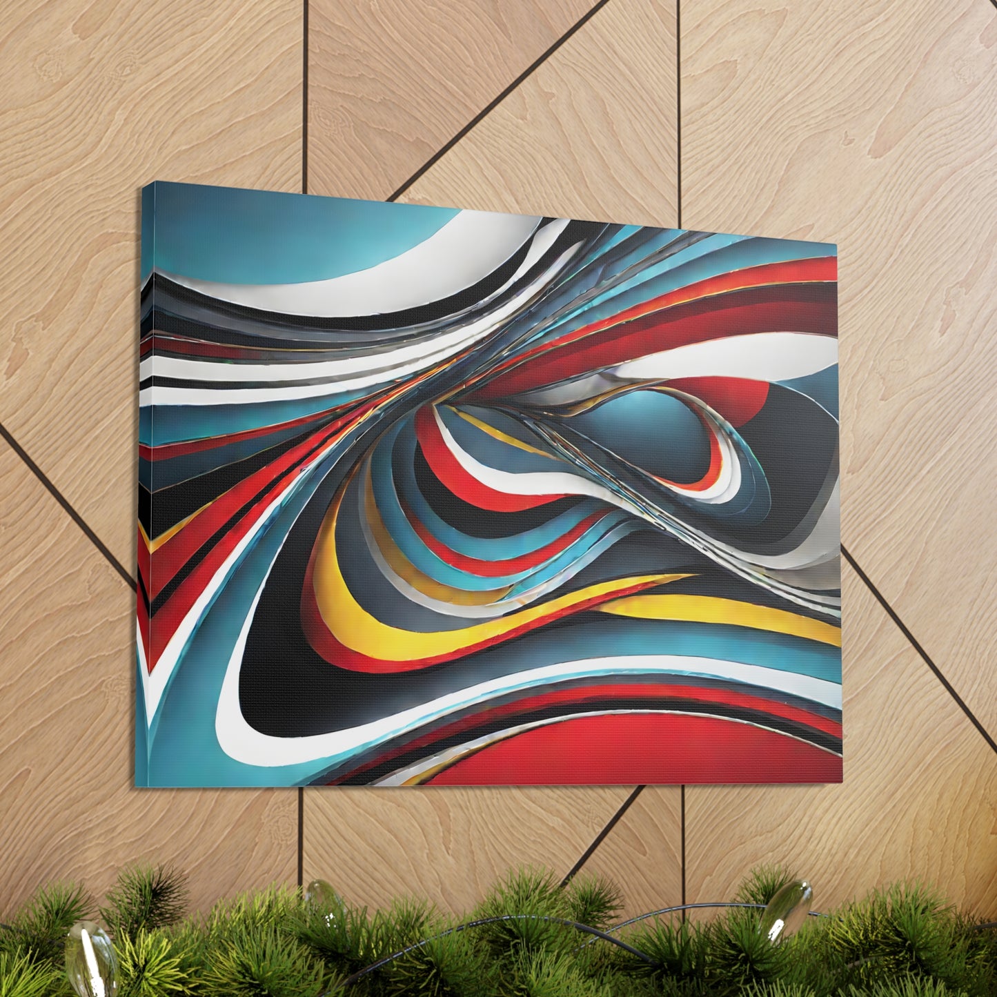 Harmonic Whirl: Abstract Wall Décor