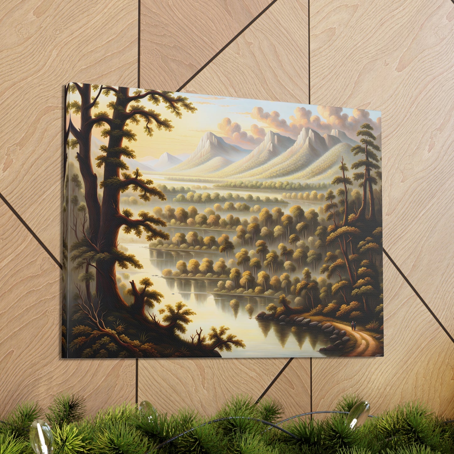 Enchanted View: Classic Oil Painting Wall Décor