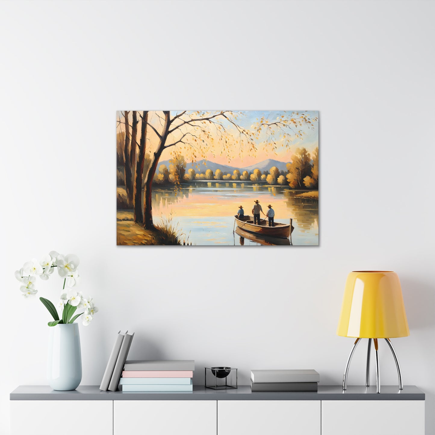 River’s Bend: Classic Oil Painting Wall Décor