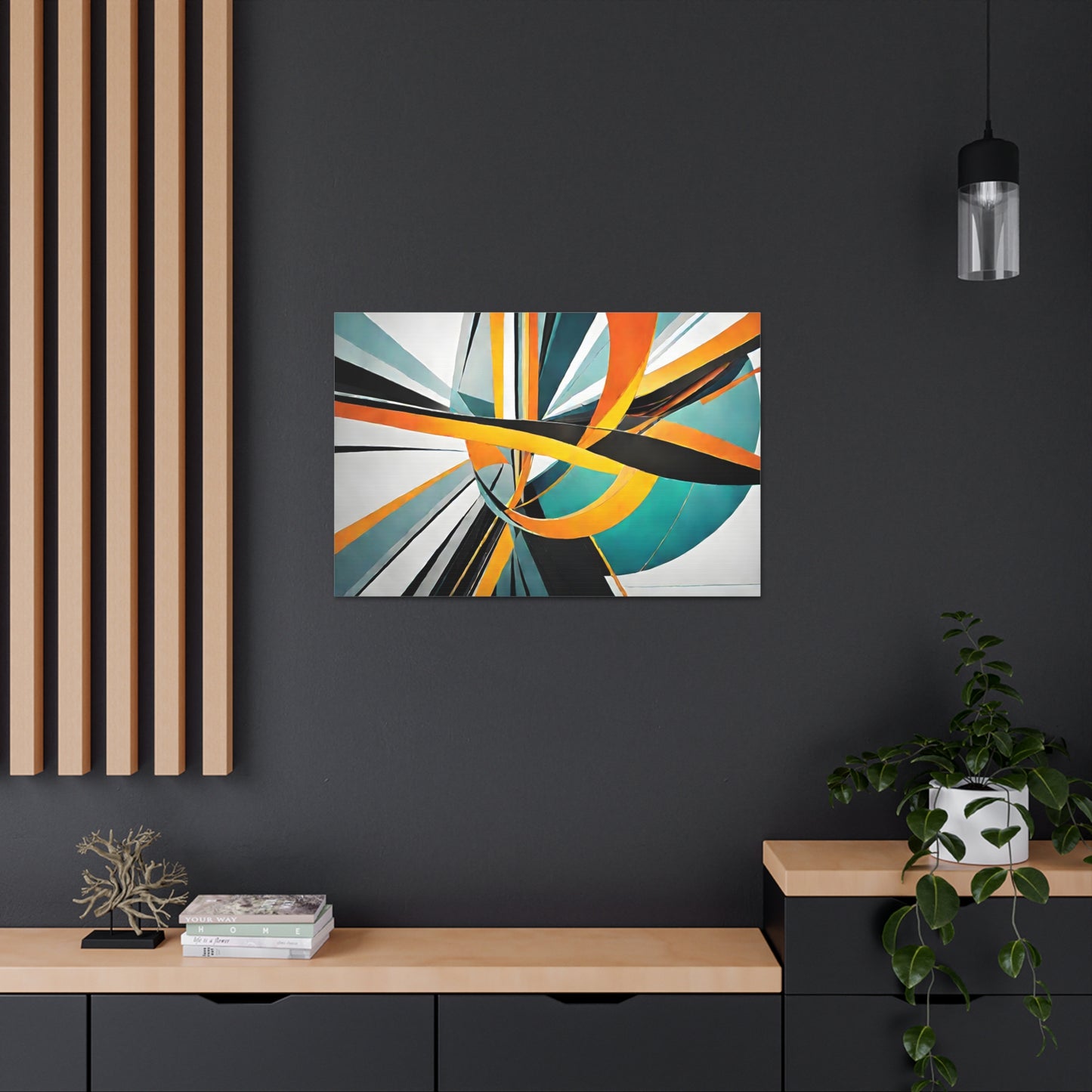 Radiant Rhythms: Abstract Wall Décor