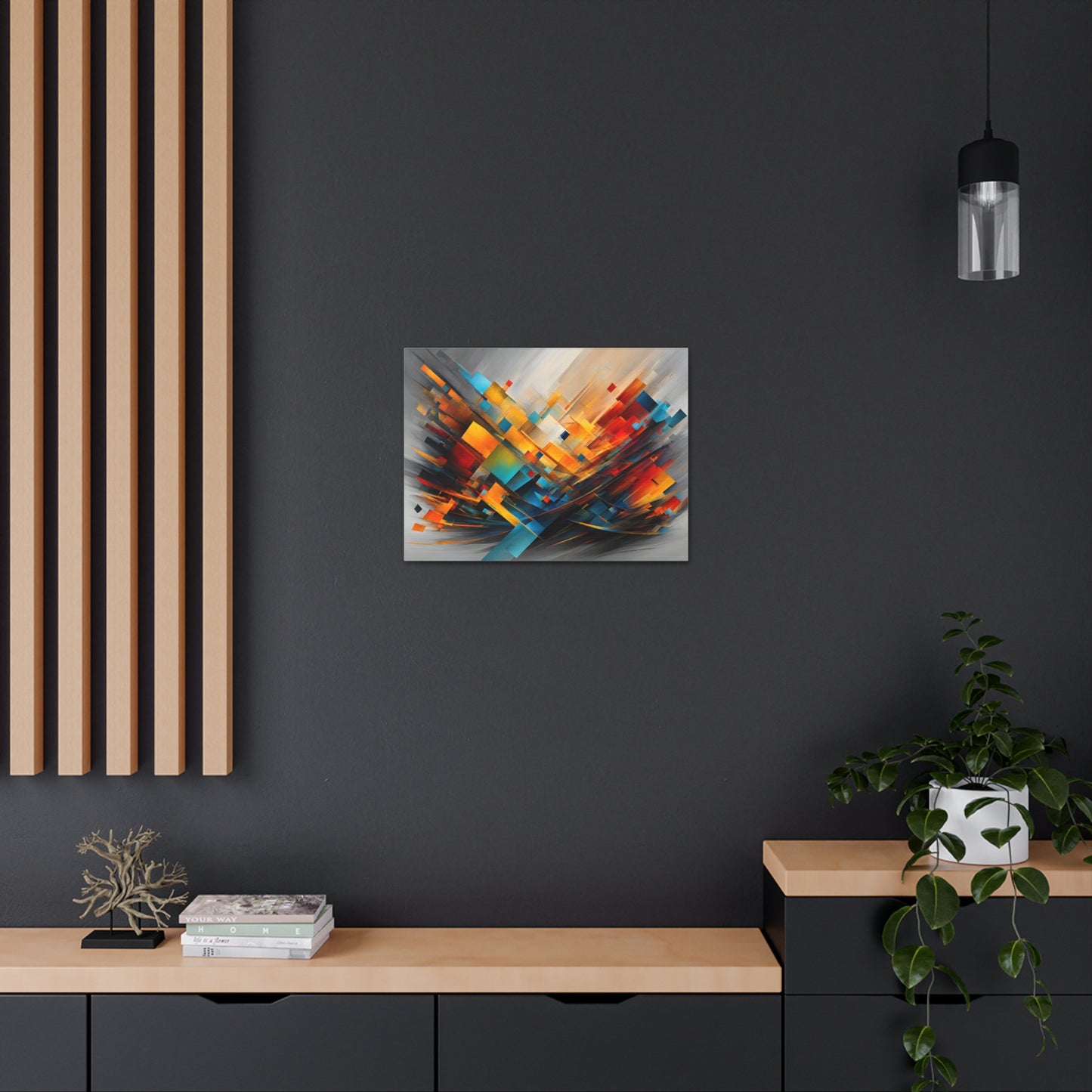 Spectrum Echoes: Abstract Wall Décor