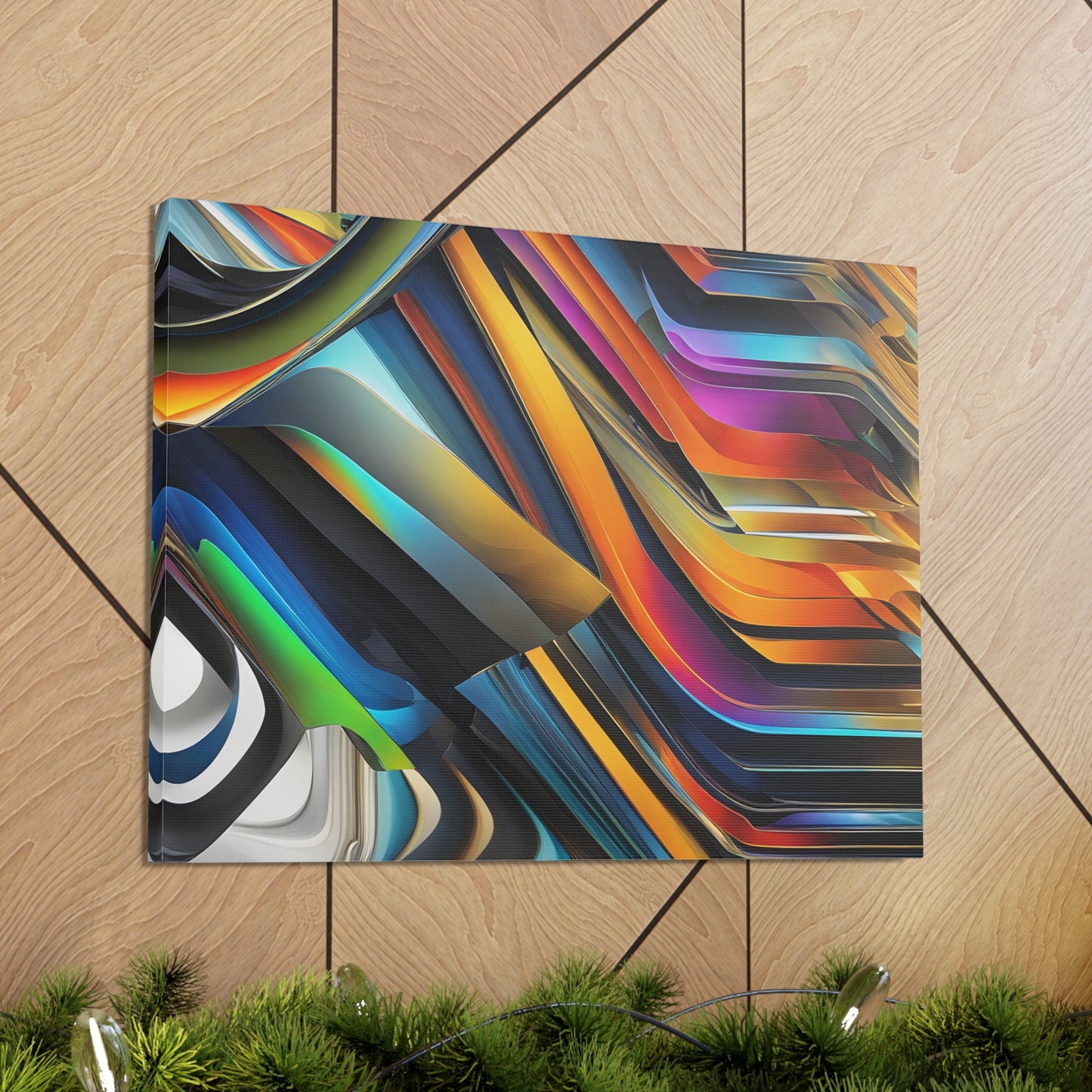 Temporal Waves: Abstract Wall Décor