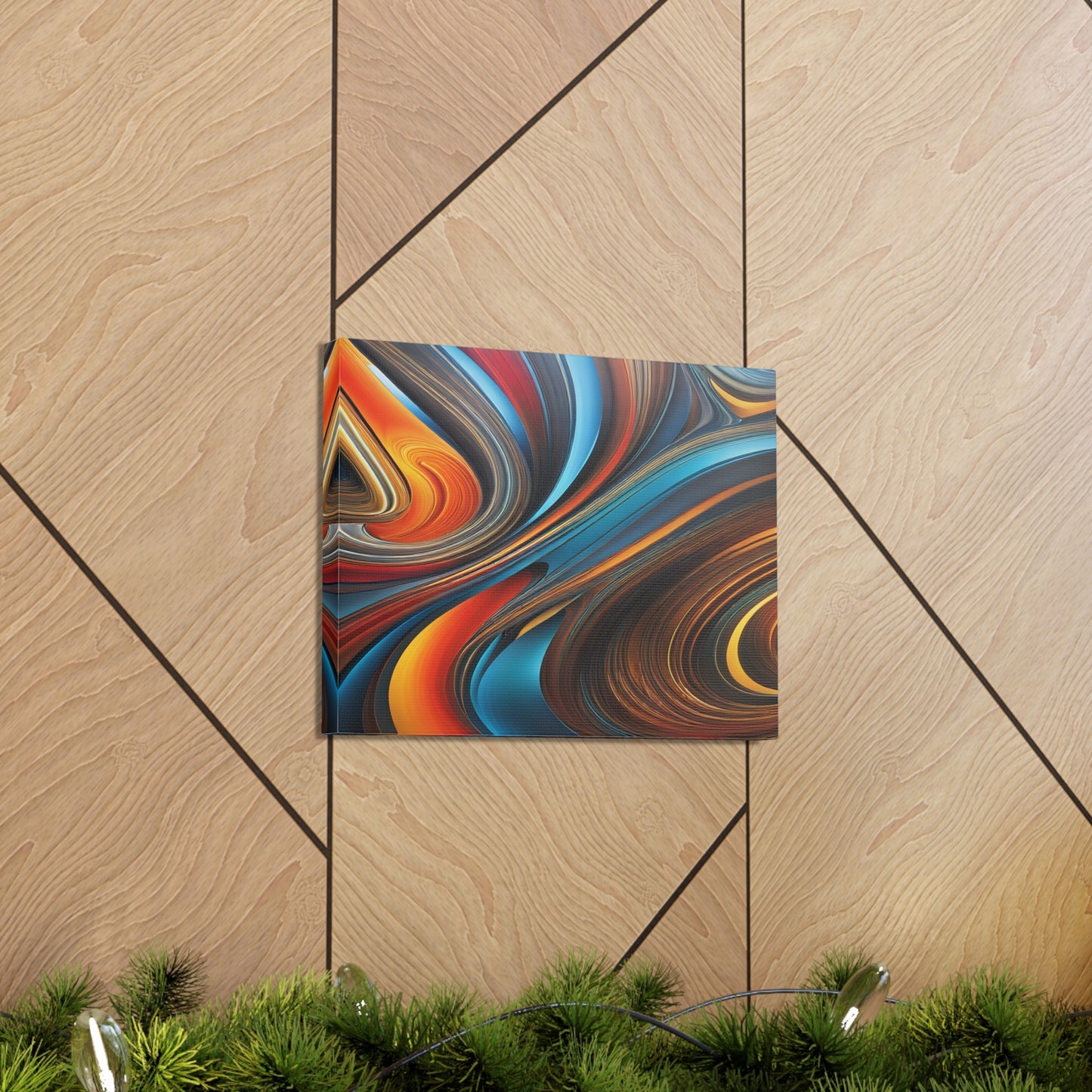 Enigmatic Waves: Abstract Wall Décor