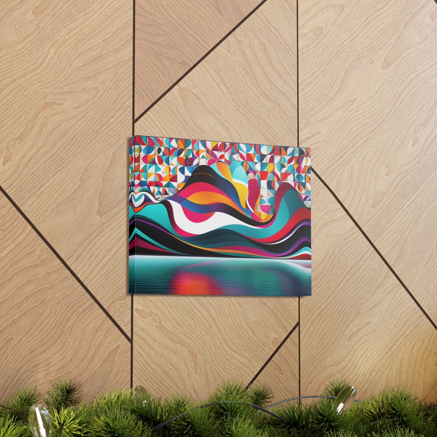 Liquid Reflections: Abstract Wall Décor