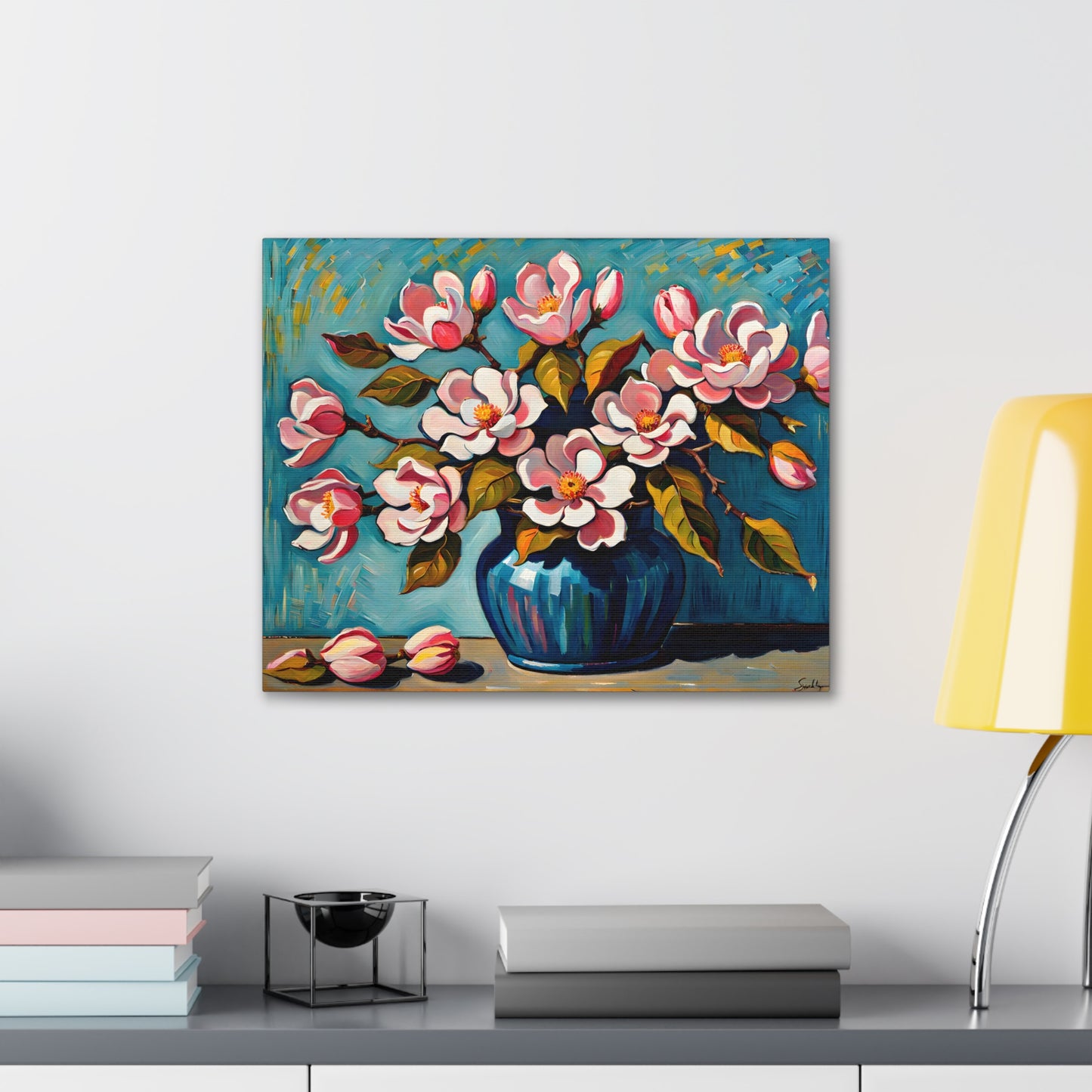 Lush Primrose: Classic Oil Painting Wall Décor