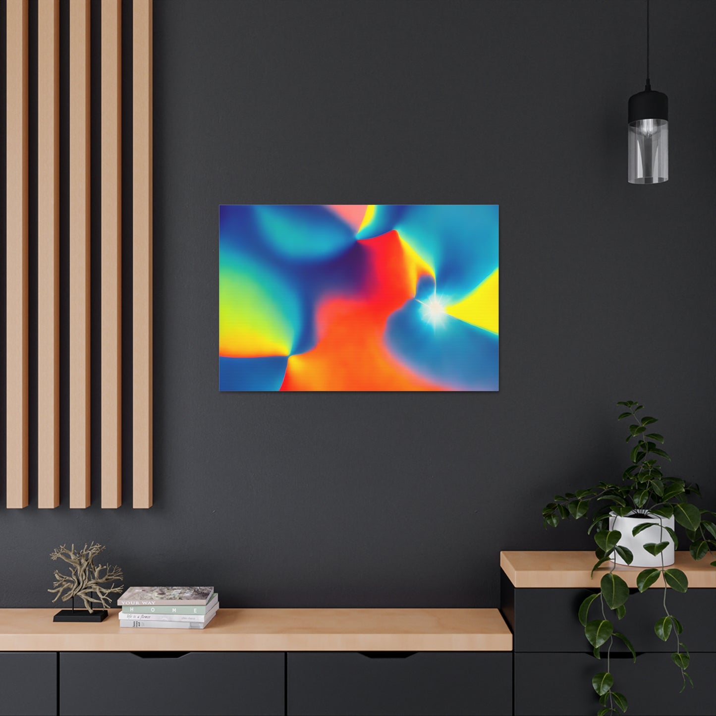 Vibrant Spectrum: Abstract Colors Wall Décor